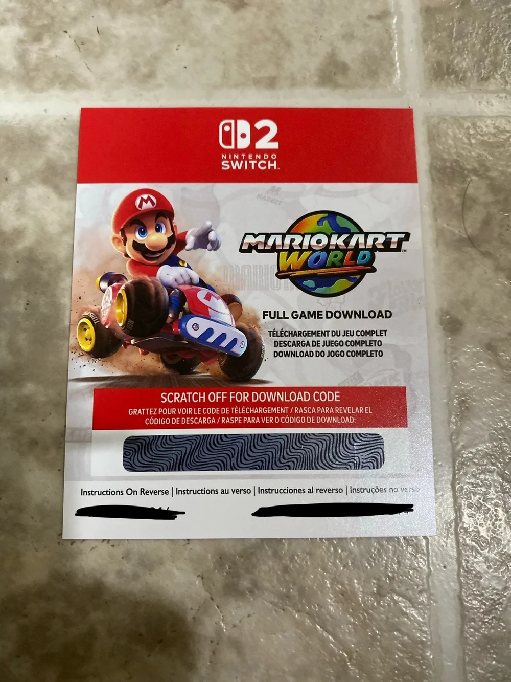 Nintendo Switch Mario Kart 8 Deluxe Full Game Download Code